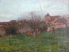 CHARMANTE PEINTURE XIX-JULES