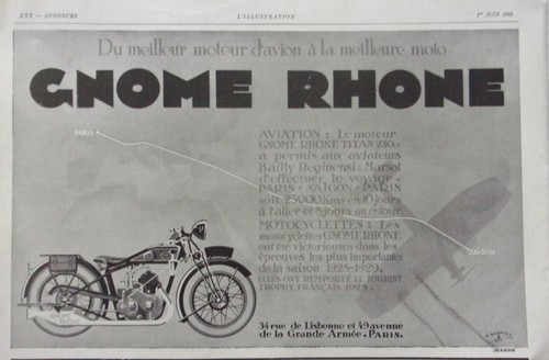 Publicite advertising moto - ,