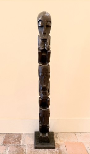 Sculpture taille directe totem - taille,