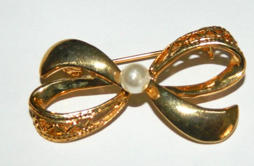Superbe broche métal - broche, en