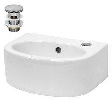 Lavabo en céramique blanc
