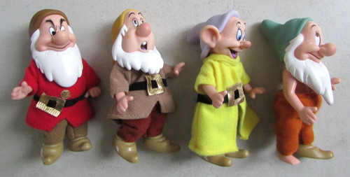 Lot figurines pvc nains - pvc,