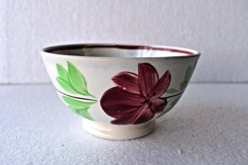 Ancien anglais bol floral - anglais,