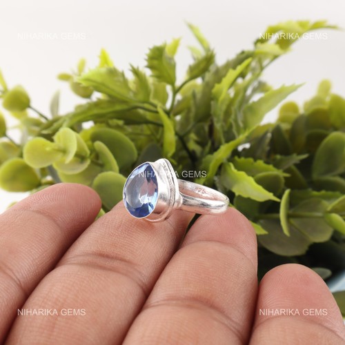 Bague solitaire argent 925 - argent,