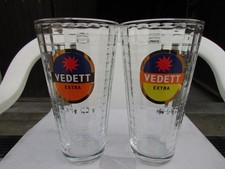 lot de 6 verres à bière Vedett 25cl dans leur carton d'origine