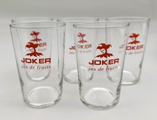 ★ Lot de 5 verres JOKER jus