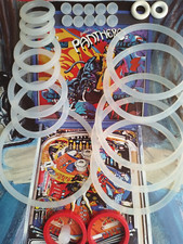 flipper  gottlieb-panthera-Kit  elastique silicone  transparent-pinball rubber