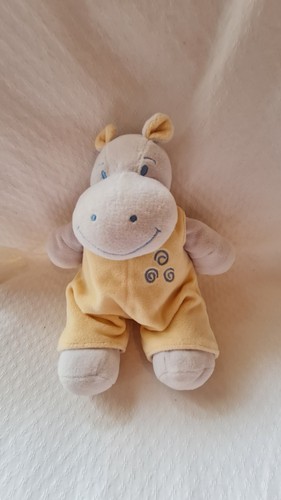 Doudou peluche hippopotame - peluche,