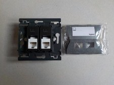 Legrand 84342 85984- Double RJ45 Sagane cat 6 Xélio Graphimat
