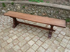 Grand banc en chêne type