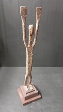 STATUE DOGON EN FER 39 Cm ART