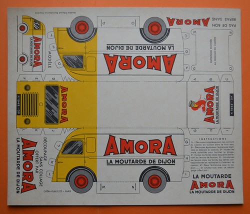 Ancien découpage camionnette - ancien,