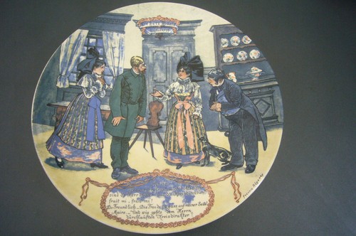 Herr maire plate faience - herr,