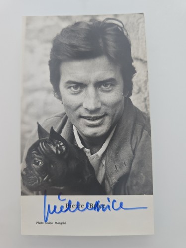 Pierre brice autographe - brice,