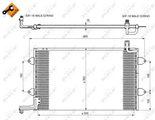 Condenseur climatisation r - condenseur,