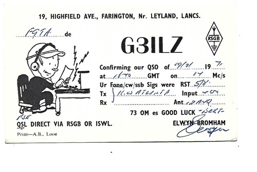 Carte qsl radio amateur - carte,