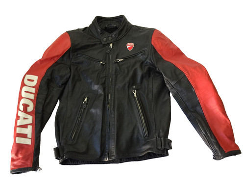 Ducati veste moto cuir - veste, en