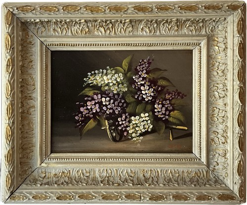 Antique french oil - antique, on