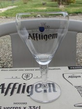lot de 6 verres à bière Affligem 33cl dans leur carton d'origine