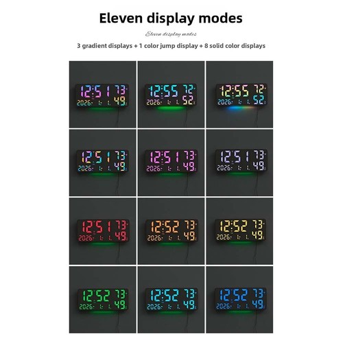 Horloge murale led pleine - murale,