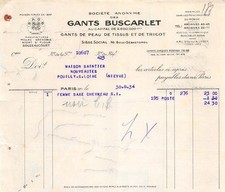1934    GANTS BUSCARLET A