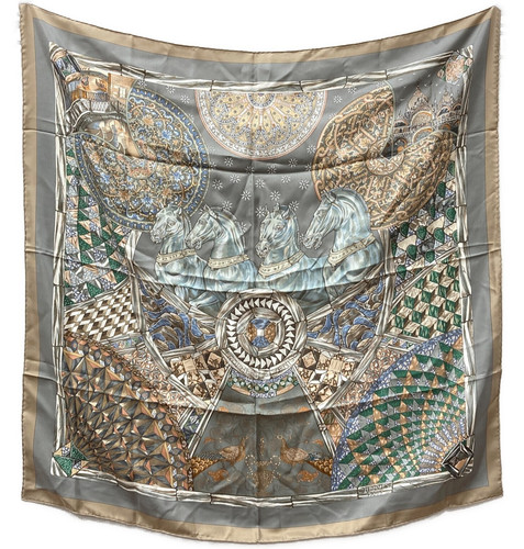 écharpe hermes carre - hermes,