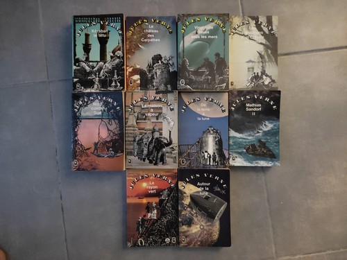 Lot livres jules verne - lot,