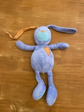 O/ DOUDOU PELUCHE LAPIN BLEU