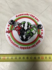 Autocollant sticker Kawasaki 750 GPZ moto 11cm publicitaire 750GPZ vintage