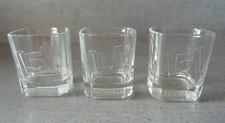 Lot de 3 verres à Whisky