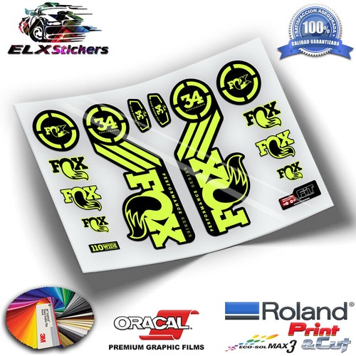 Autocollants vtt fox - fox, 34