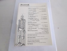  AGONE ..numero 25.. POLITIQUE/HISTOIRE/PHILOSOPHIE...2001