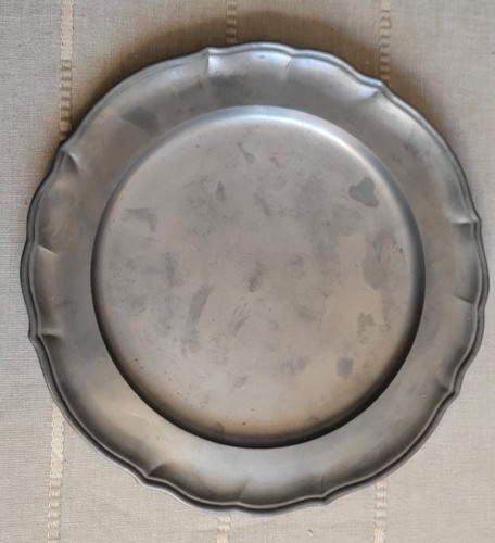 Assiette décorative ronde - , en