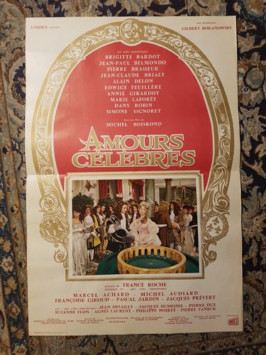 Affiche 1961 amours celebres - affiche,