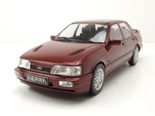 Ford Sierra Cosworth 4X4 1990 Rouge Foncé Métallique Modèle Réduit 1:18 MCG