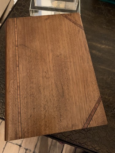 Boite marqueterie trompe - marqueterie,