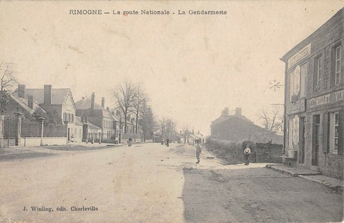 Cpa rimogne route - la,