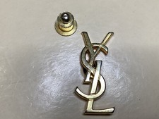 pins YSL dore YVES SAINT LAURENT luxe pret a porter parfum createur mode FRANCE 