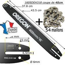 Guide OREGON 40cm  160SDEA318 + chaine 54T  TRONCONNEUSE mc liste ds l anonce