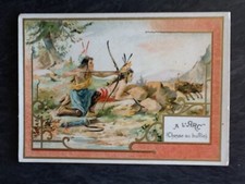 CHROMO CHICOREE MENAGERE DUROYON & RAMETTE CHASSE A L'ARC INDIEN - 58885