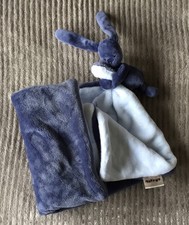 Doudou Couverture lapin bleu