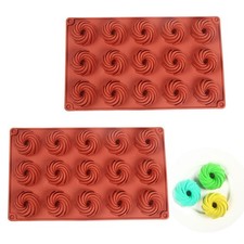 Moule à Kouglof en Silicone - Mini Moule à Kouglof à 15 Trous Mini Beignets M...