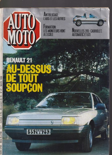 Auto moto renault - 21, /