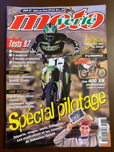 Moto verte 276 4 - n°276, du