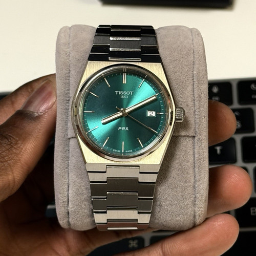 Tissot prx quartz 40mm green - quartz,