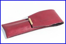 1980er Années Cuir Étui En