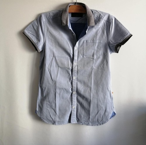 Chemisette bleu clair coton
