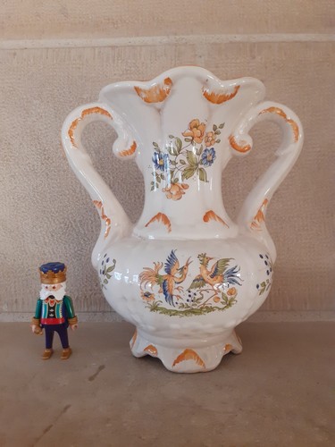 Vase ancien faience ceramique