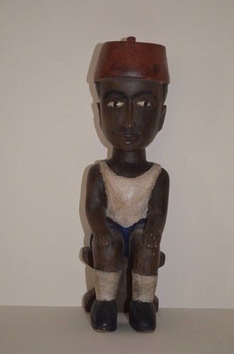 Statuette africaine ancienne - ,
