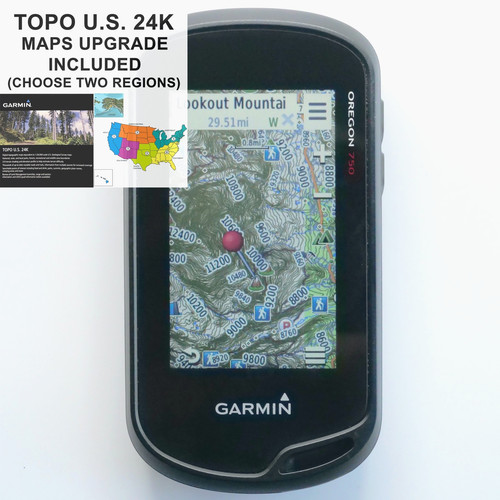 Garmin oregon 750 gps topo - 750,